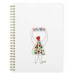 Clairefontaine Ritourn Spiralbuch A5 74Bl lin sort