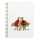 Clairefontaine Ritourn Spiralbuch A5 74Bl lin sort
