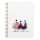 Clairefontaine Ritourn Spiralbuch A5 74Bl lin sort