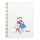 Clairefontaine Ritourn Spiralbuch A5 60Bl lin sort