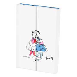 Clairefontaine Ritourn Notizb 11x15,5 80Bl bl sort