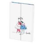 Clairefontaine Ritourn Notizb 11x15,5 80Bl bl sort