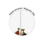 Clairefontaine Ritourn Notizb 11x15,5 80Bl bl sort