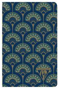 Clairefontaine Neo Notizb 9x14 48Bl lin blau Pfau