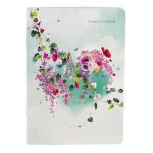 Clairefontaine CC5 Heft Passwort A5 16Bl bedr sort