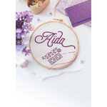 Clairefontaine Aida Schlamperm flach 14,5x21 lila