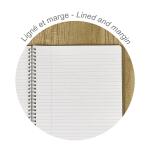 Clairefontaine Mikado Spiralheft A4 74Bl lin+Rd st