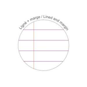 Clairefontaine Zephir Notizheft A4 48Bl linR sort