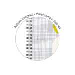 Clairefontaine Zephir Spiralheft A4 50Bl kar sort