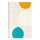 Clairefontaine Zephir Notizb 7,5x12 24Bl bl 36sort