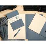 Clairefontaine J&C Notizheft 7,5x12 lin jeans 24Bl