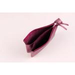 Clairefontaine Cuirise Kl Tasche 2F 13x9 Kirsche