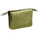 Clairefontaine Cuirise Kl Tasche 2F 13x9 Grün