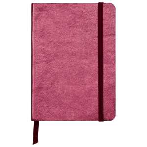 Clairefontaine Notizb flex A6 72Bl blanko kirsche