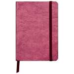 Clairefontaine Notizb flex A6 72Bl blanko kirsche