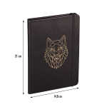 Clairefontaine Schwarzwald Notizbuch A5 HC Wolf