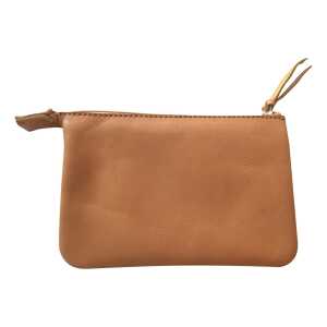 Clairefontaine Kl Tasche Leder 2F 13x9 Natur