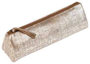 Clairefontaine KLEO Schlmaper Leder 22x6x6 silber