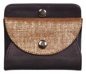 Clairefontaine Lawrence Geldtasc 11,5x2x9,5 Aubergine+Gold