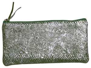 Clairefontaine Céleste Schlamper Leder 22x11 grün