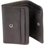 Clairefontaine Leder Brieftasche 11,5x2x8 sw