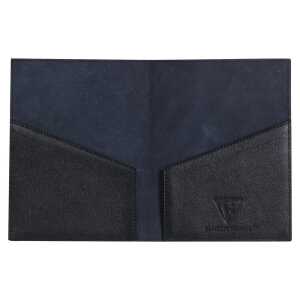 Clairefontaine Leder Tasche 14,5x1x10,5 sw