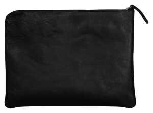 Clairefontaine Schlamper Leder flach 26x19 sw