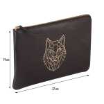 Clairefontaine Schwarzwald Täschchen 27x19cm Wolf