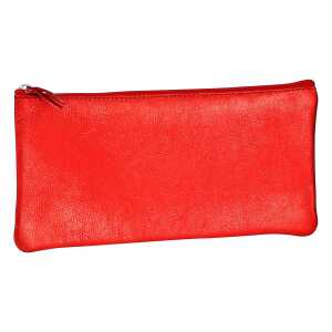 Clairefontaine Schlamperm PerlLeder 11x22 rot