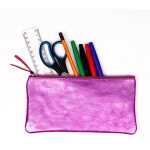 Clairefontaine Schlamperm PerlLeder 11x22 himbeer