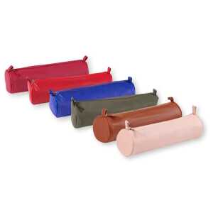 Clairefontaine Schlamperm Leder Ø 5,5x22 6 sort.