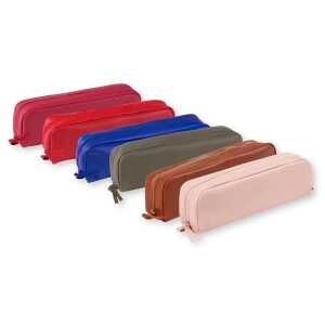 Clairefontaine Schlamperm Leder 21x4x6 6 sort.