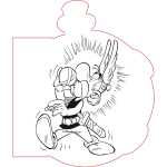 Clairefontaine Asterix Ausmalblock 13,5x16 33Bl