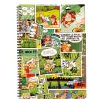 Clairefontaine Asterix Spiralbuch lin+R+Tasch 50Bl