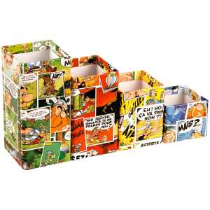 Clairefontaine Asterix 4 Stifteköcher Magnet Comic