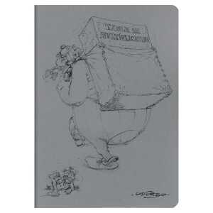 Clairefontaine Asterix3 Notizh grau Fadenb A5 32Bl lin