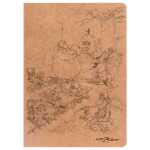 Clairefontaine Asterix3 NotizhA4 Kraft Fadenb 32Bl lin