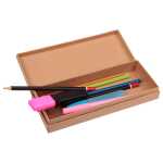 Clairefontaine Asterix3 Stiftetui Kraft Karton 21x8