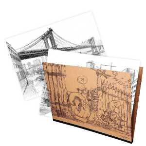 Clairefontaine Asterix3 Zeichenmappe Kraft A3+ 32x45