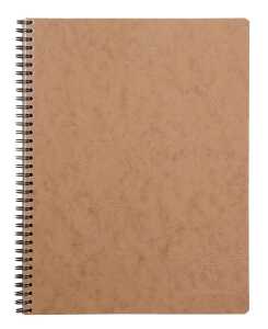 Clairefontaine Agebag Collegeblock A4 80Bl lin braun