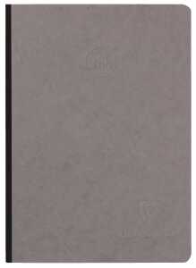 Clairefontaine Heft AgeBag A5 Leinen dot 96Bl grau