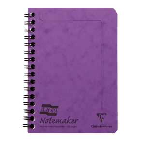 Clairefontaine EUROPA Notemakers A6 60Bl L7 lila