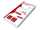 Clairefontaine Blck 50 Umschl Haftkl 110x220 DL 80g