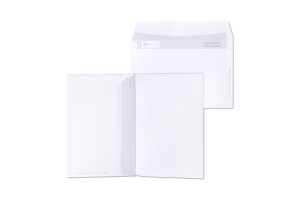 Clairefontaine Blck 50 Umschl Haftkl 114x162 C6 80g