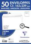 Clairefontaine Umschl Haftkl 162x229 C5 90g Pck/50