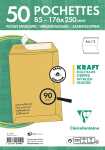 Clairefontaine Tasch Haft 176x250 Kraft 90g Pck 50