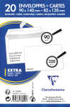 Clairefontaine Set 20 Umschl/Karten Haftkl 90x140