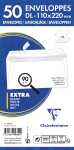 Clairefontaine Umschl Haftkl 110x220 DL 90g Pck 50