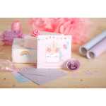 Clairefontaine Geburtstag Karten+Umschläge Einhorn