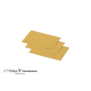Clairefontaine Karte Mini 70x95 Pollen Gold